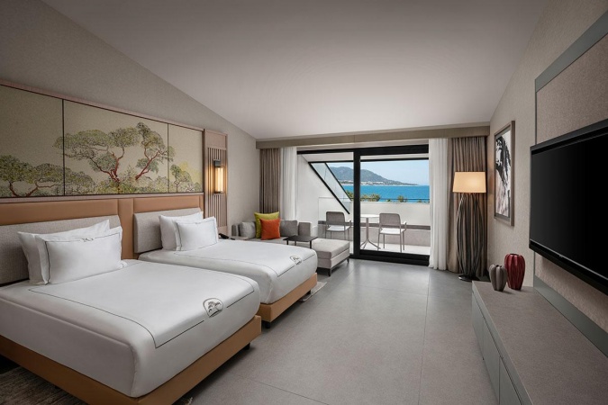 Deluxe Aile Odası Eşsiz Deniz Manzaralı